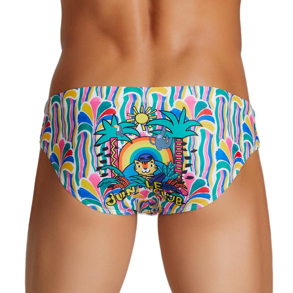 Psychedelic Jungle Club Swim Briefs