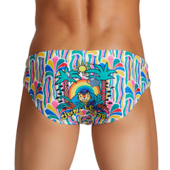 Psychedelic Jungle Club Swim Briefs