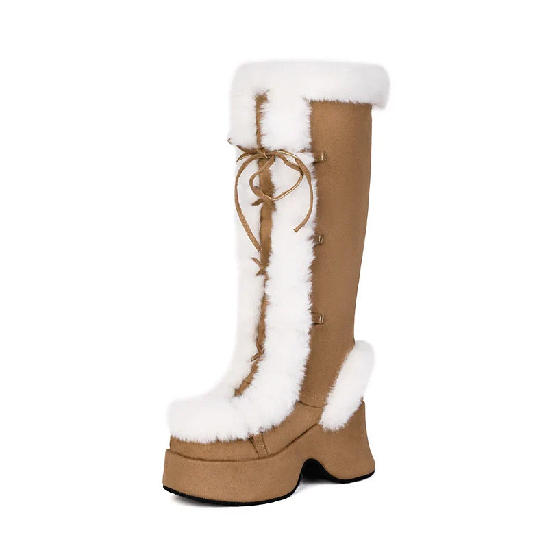 Funky Fur Platform Boots
