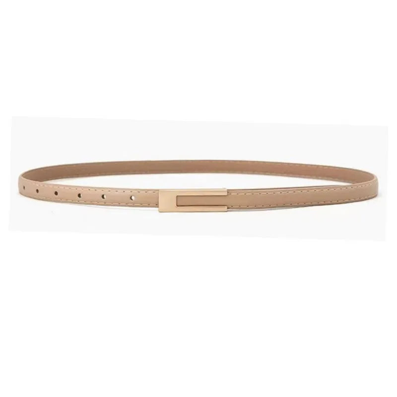 Sky Lounge Luxe Leather Cincher Belt