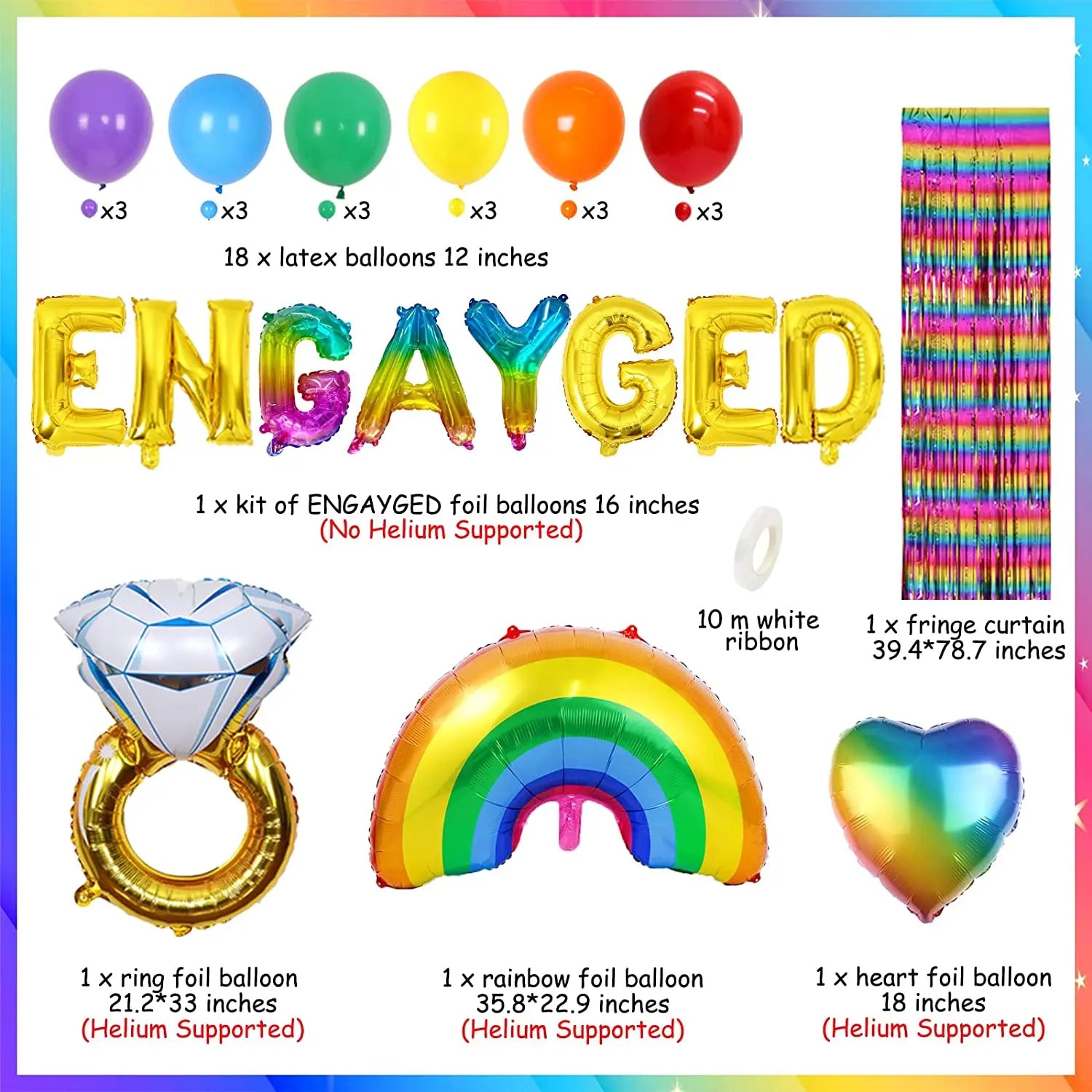 Engayged: Gay Engagement Party Balloons
