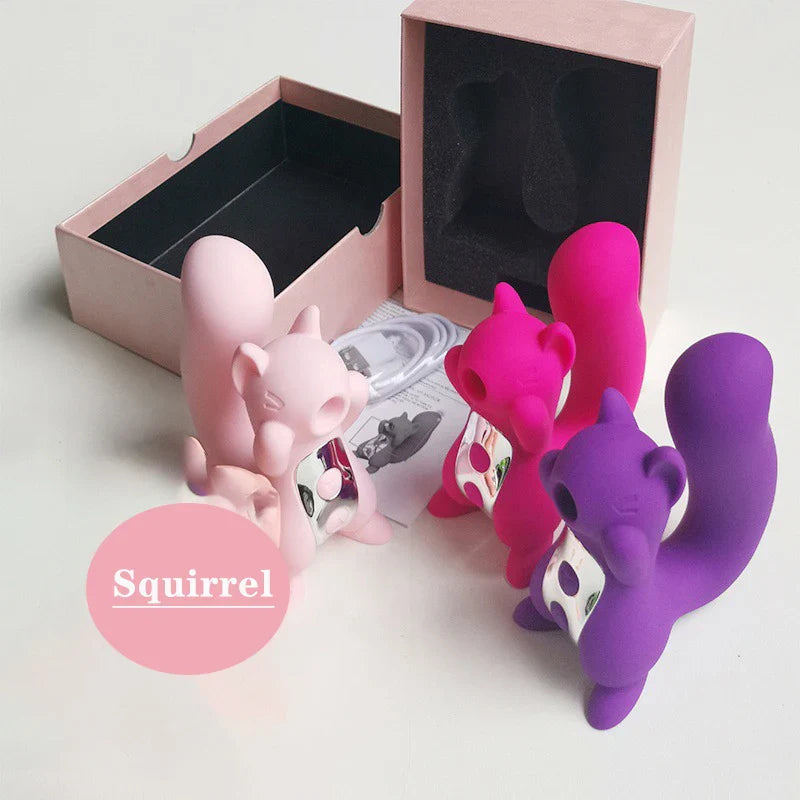 Squirrel's Delight Wireless Sucking Vibrator