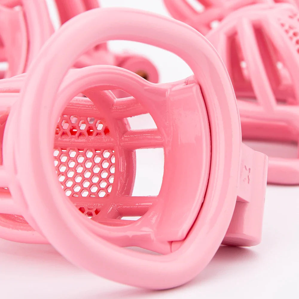 Pink Sissy Cock Cage