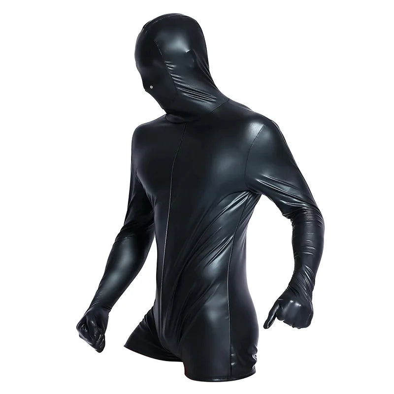 Leather Fantasy One-Piece Gimp Attire
