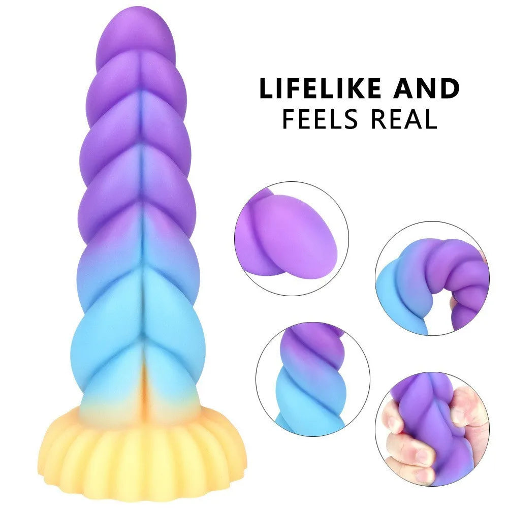 Realistic Multi-Color Alien Dildo