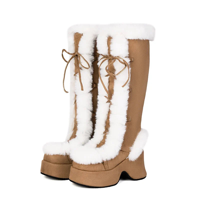 Funky Fur Platform Boots