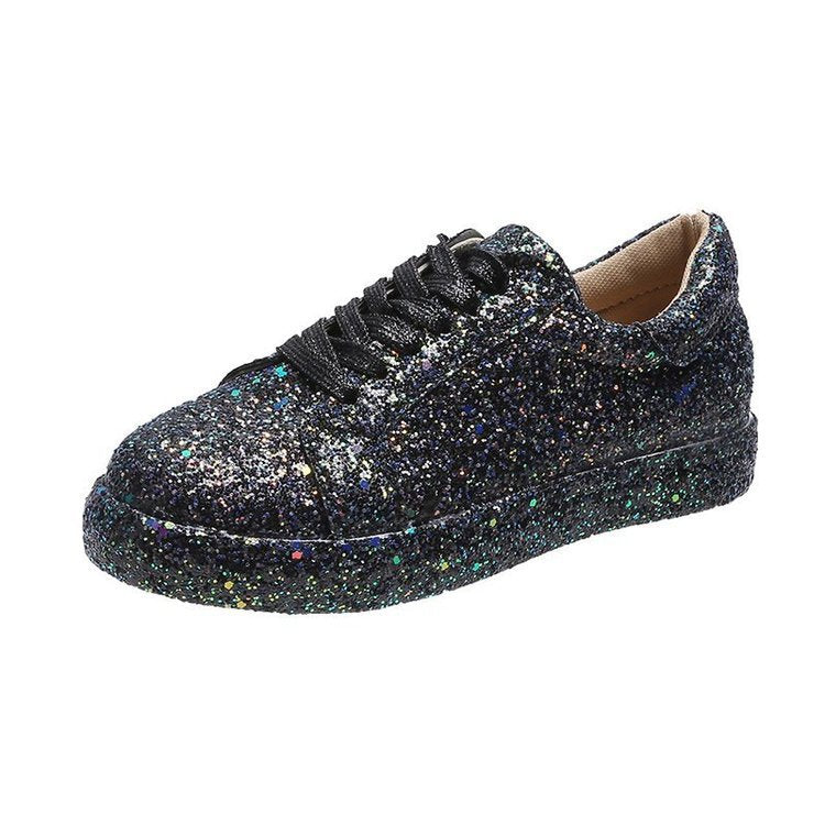 Glitteriffic Lace Up Sneakers