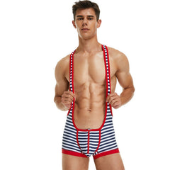 Seobean Sexy Zip Pouch Male Bodysuit