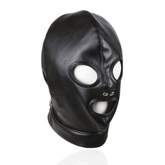 Bondage Slave Hood with Removable Hair