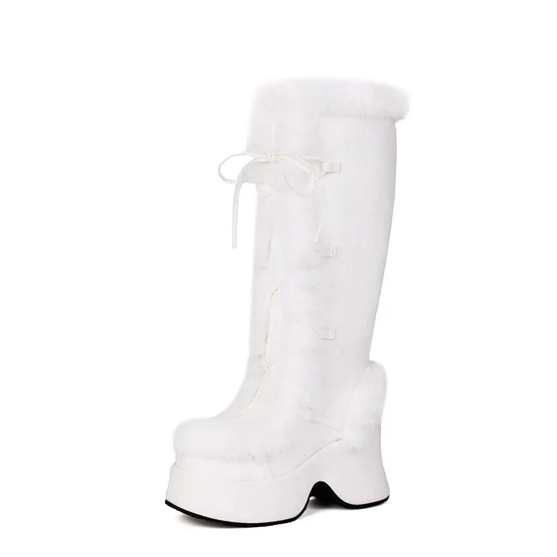 Funky Fur Platform Boots