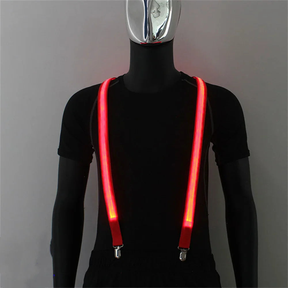 LED Light-Emitting Suspenders