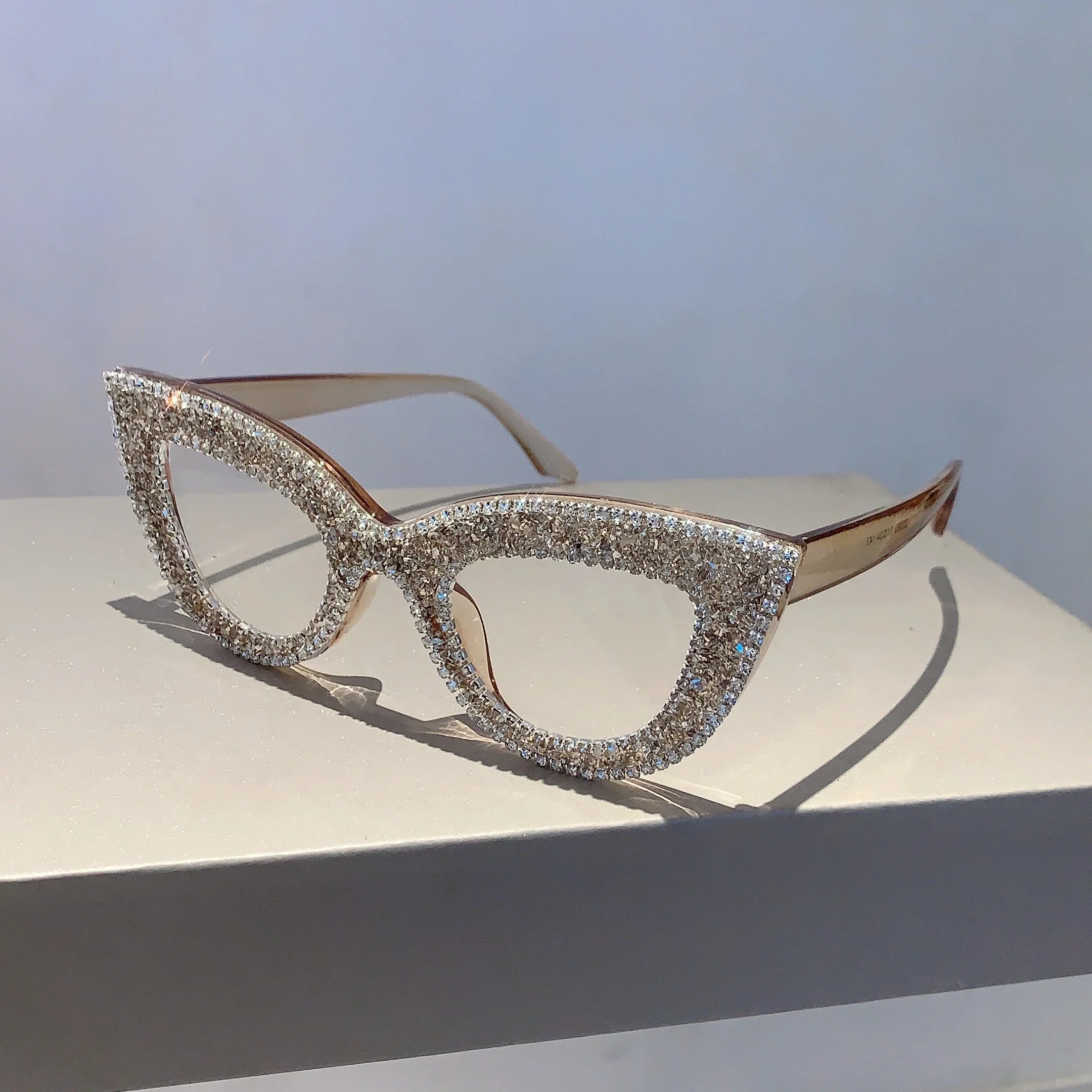 Rhinestone Cat Eye Sunglasses