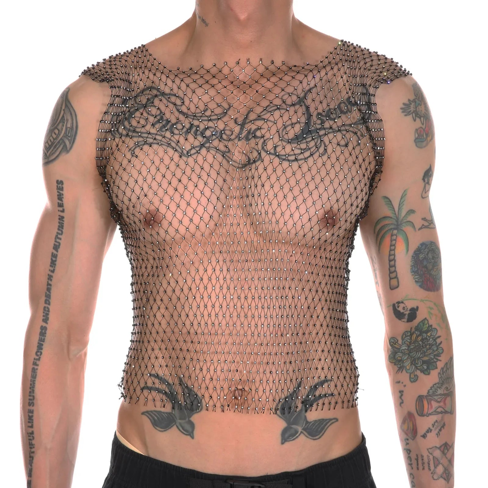 Gleaming Mesh Tank Illusion