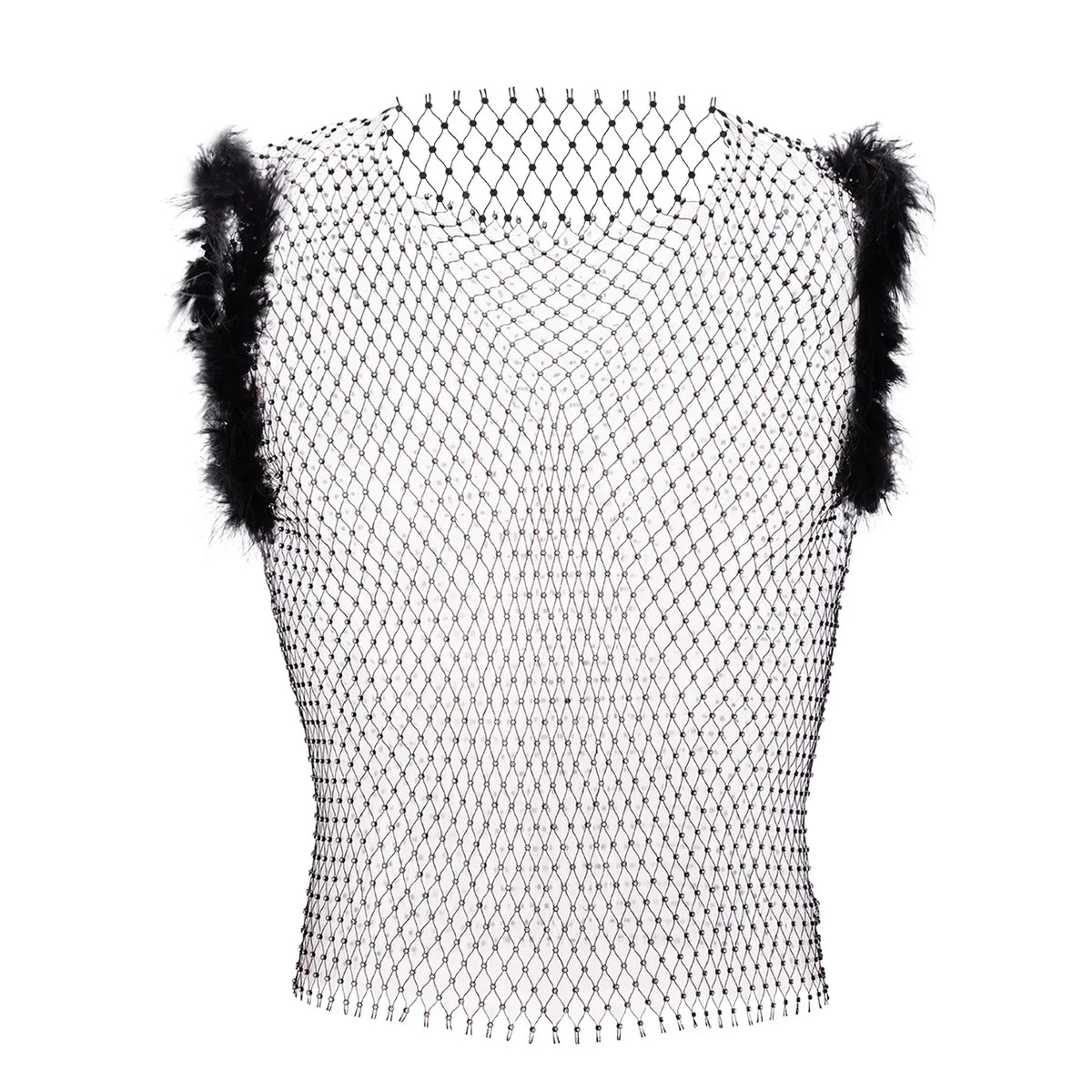 Crystal Temptress Mesh Mens Vest