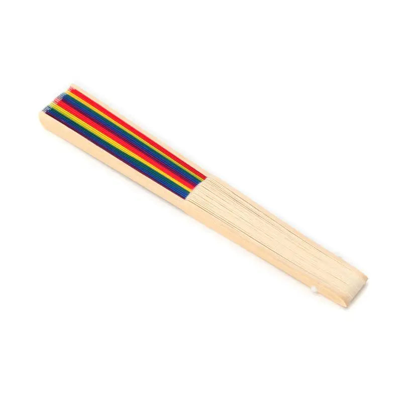 Gay Pride Rainbow Hand Fan