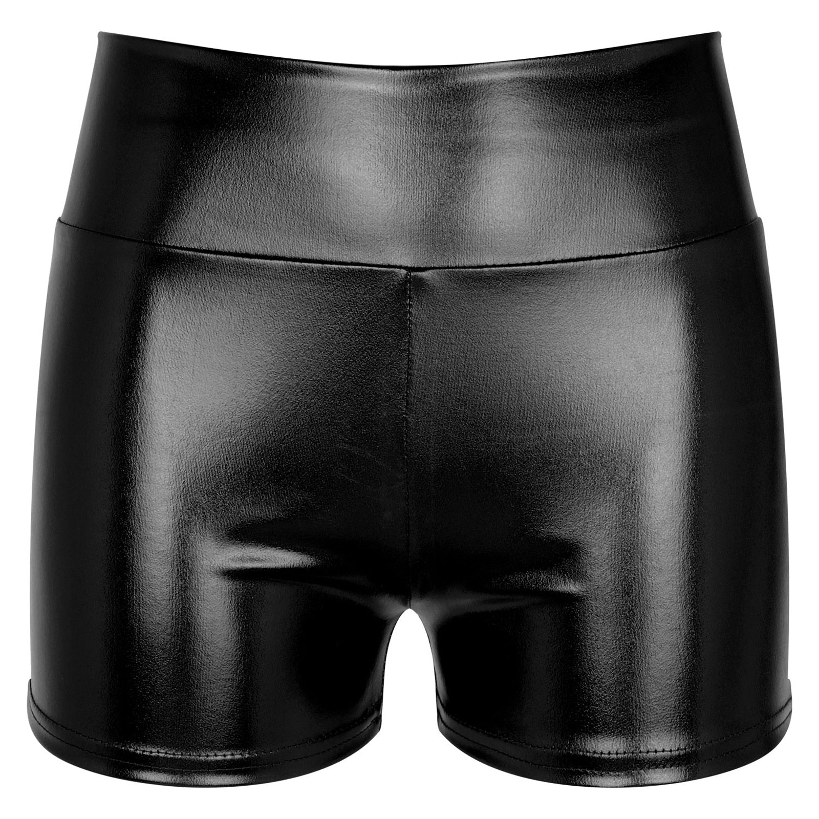 Metallic High Waisted Booty Shorts