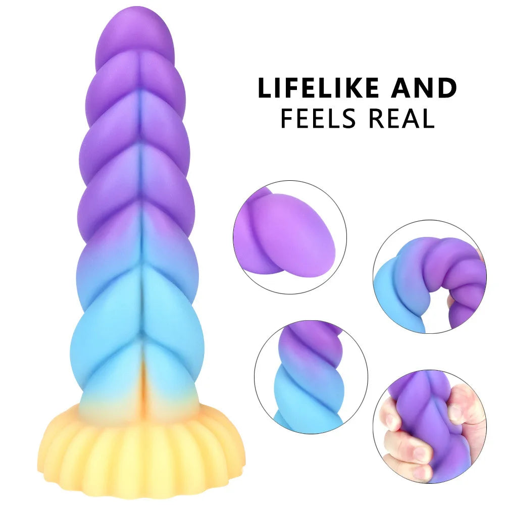 Realistic Multi-Color Alien Dildo