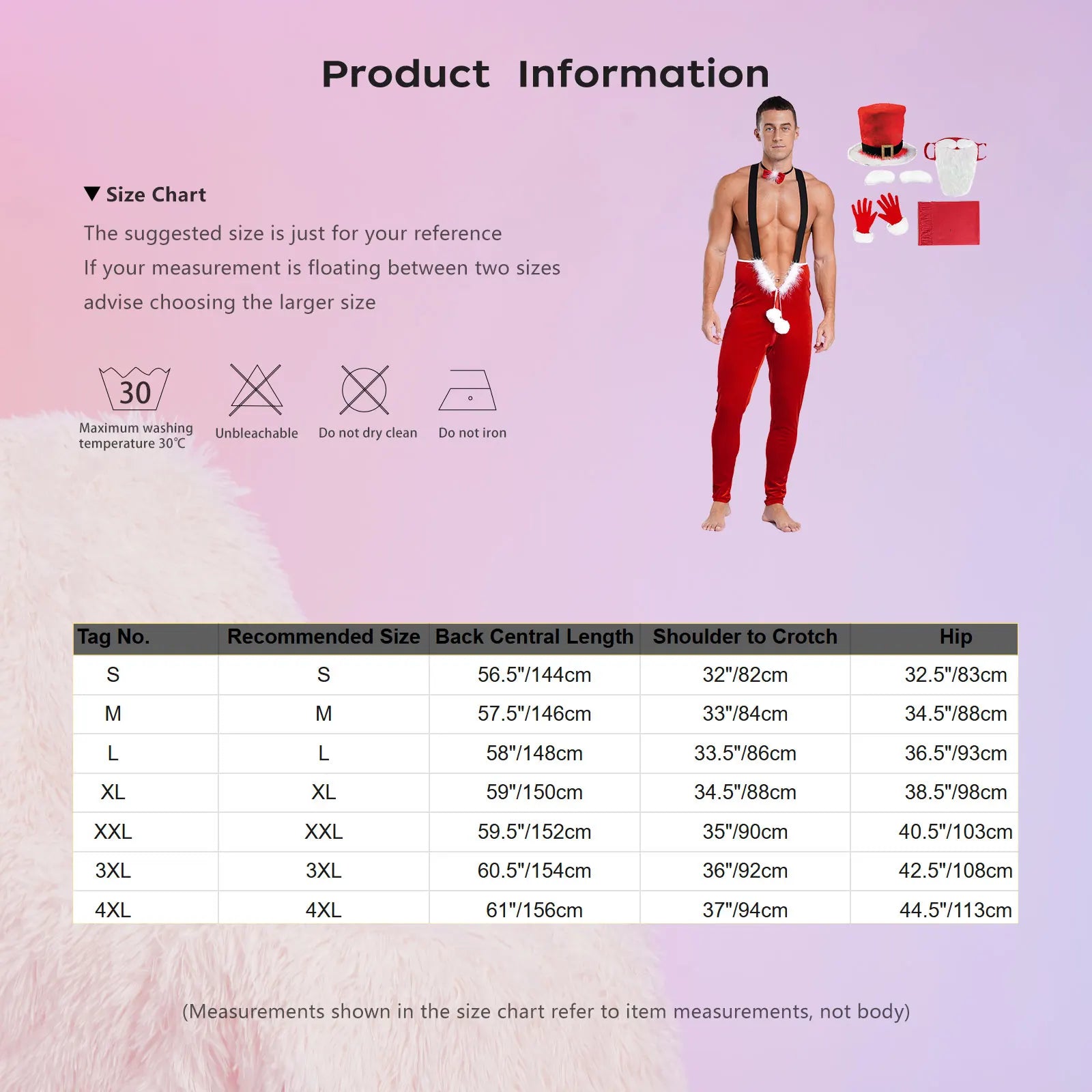 Sexy Gay Santa Claus Costume
