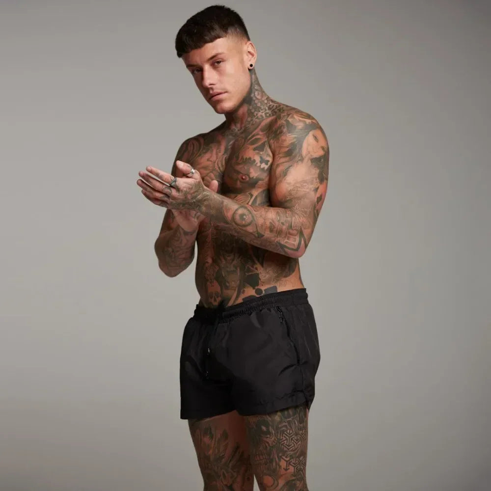 Mens Shorts With Zip Pockets