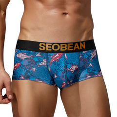 SEOBEAN Festive Fish Boxer Briefs