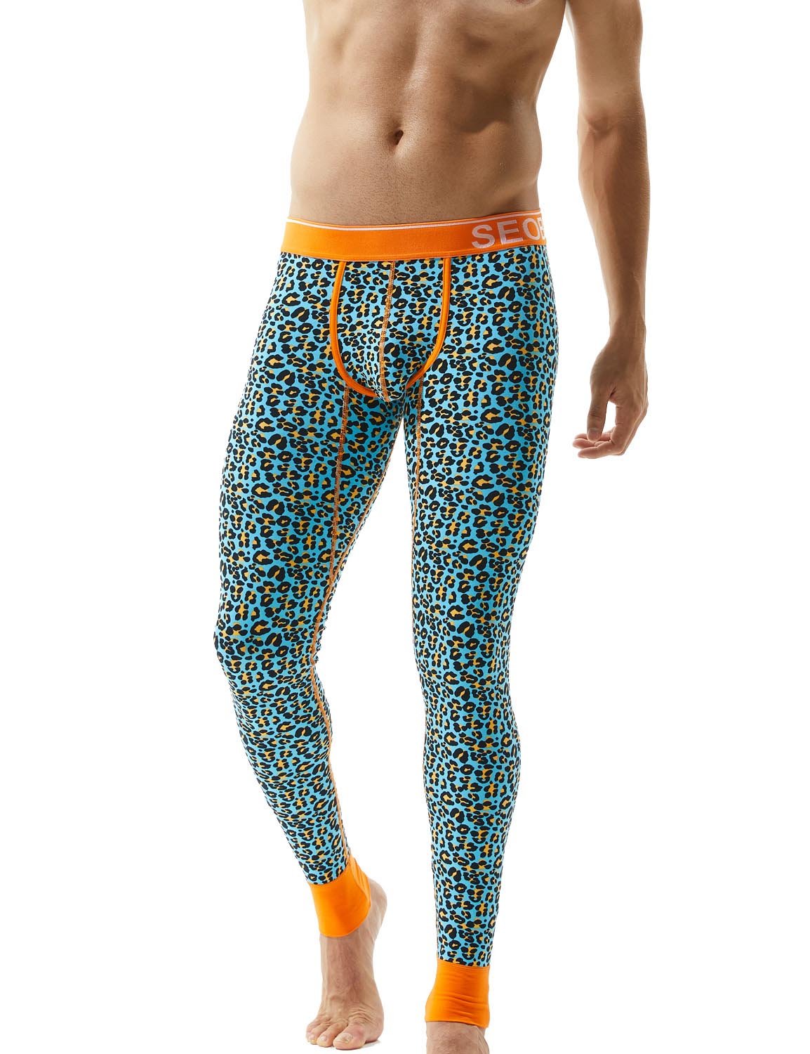 Seobean Funky Leopard Thermal Leggings / Underwear