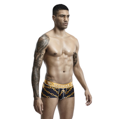 SEOBEAN Luxe Print Silk Low-Waist Boxers