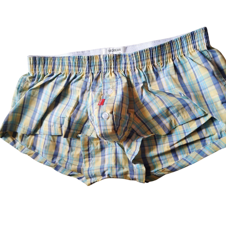 SEOBEAN Oxford Style Cotton Boxers