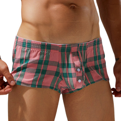 SEOBEAN Plaid Luxe Cotton Shorts