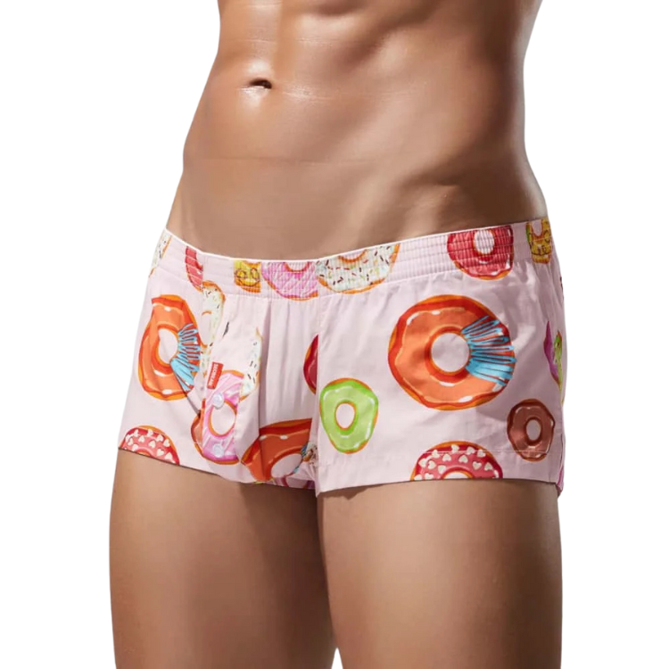 SEOBEAN Playful Donut Cotton Boxers