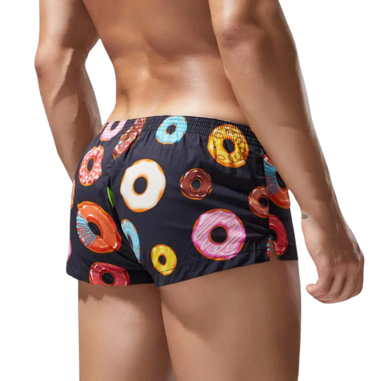 SEOBEAN Playful Donut Cotton Boxers