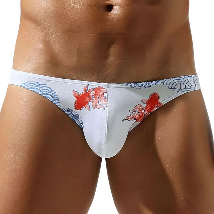 SEOBEAN Ultra Low-Rise Koi Briefs