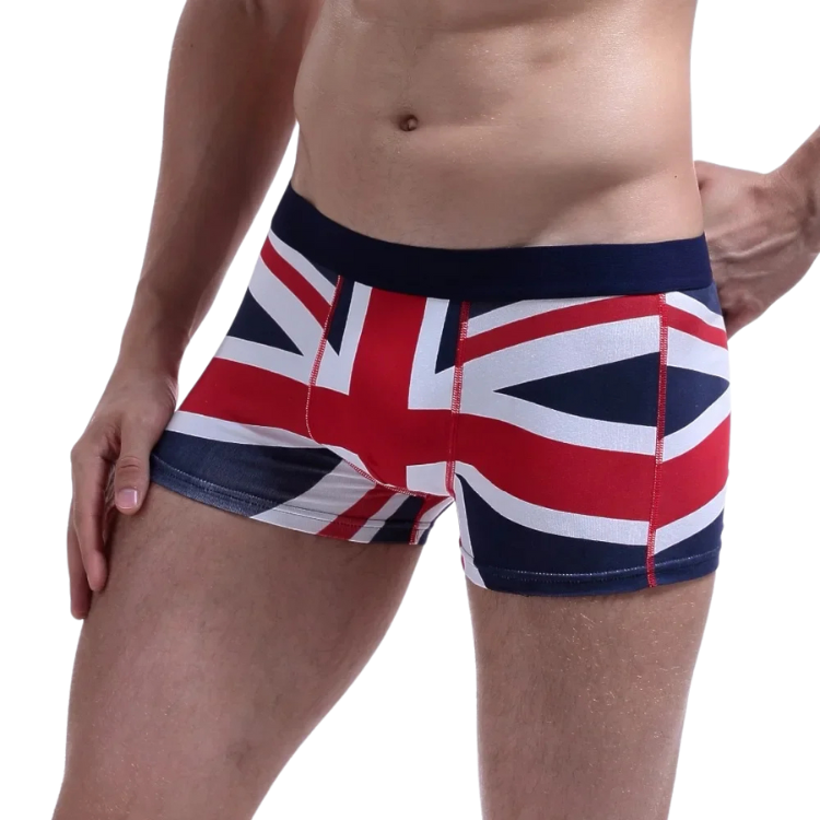 SEOBEAN Union Jack Cotton Boxer Briefs