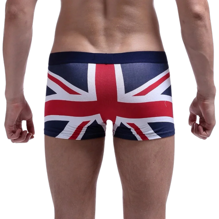 SEOBEAN Union Jack Cotton Boxer Briefs
