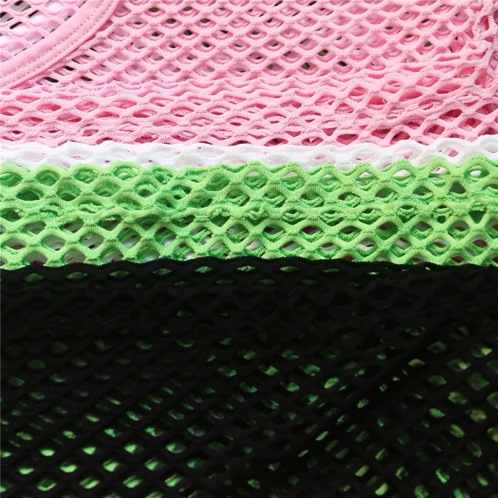 Rave Netted Crop Tank