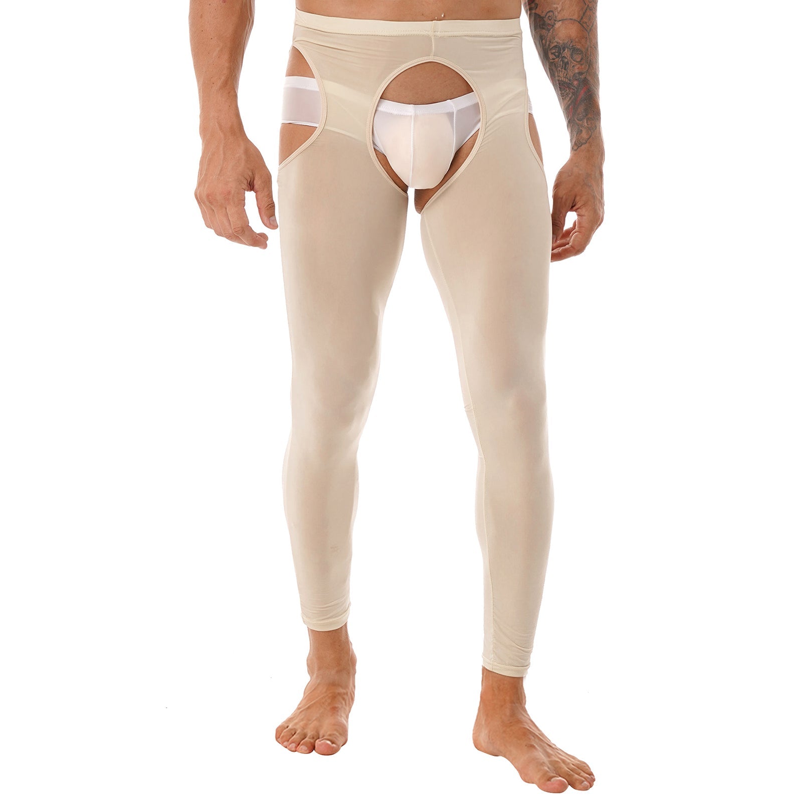 Crotchless Glam Sexy Skinny Leggings
