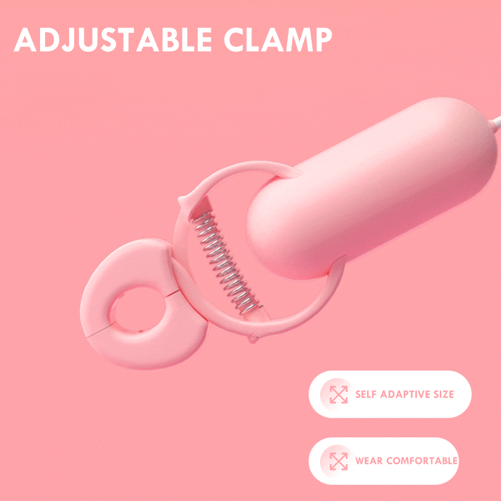Euphoric Embrace Electric Nipple Clamp Vibrator