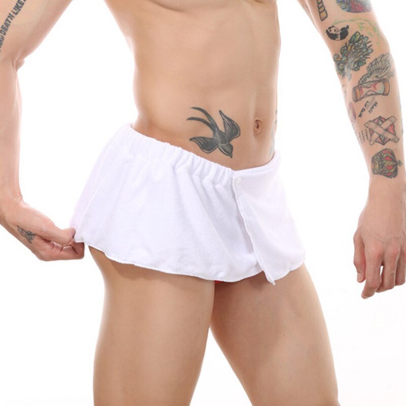 Men's Wearable Bath Towel Shorts