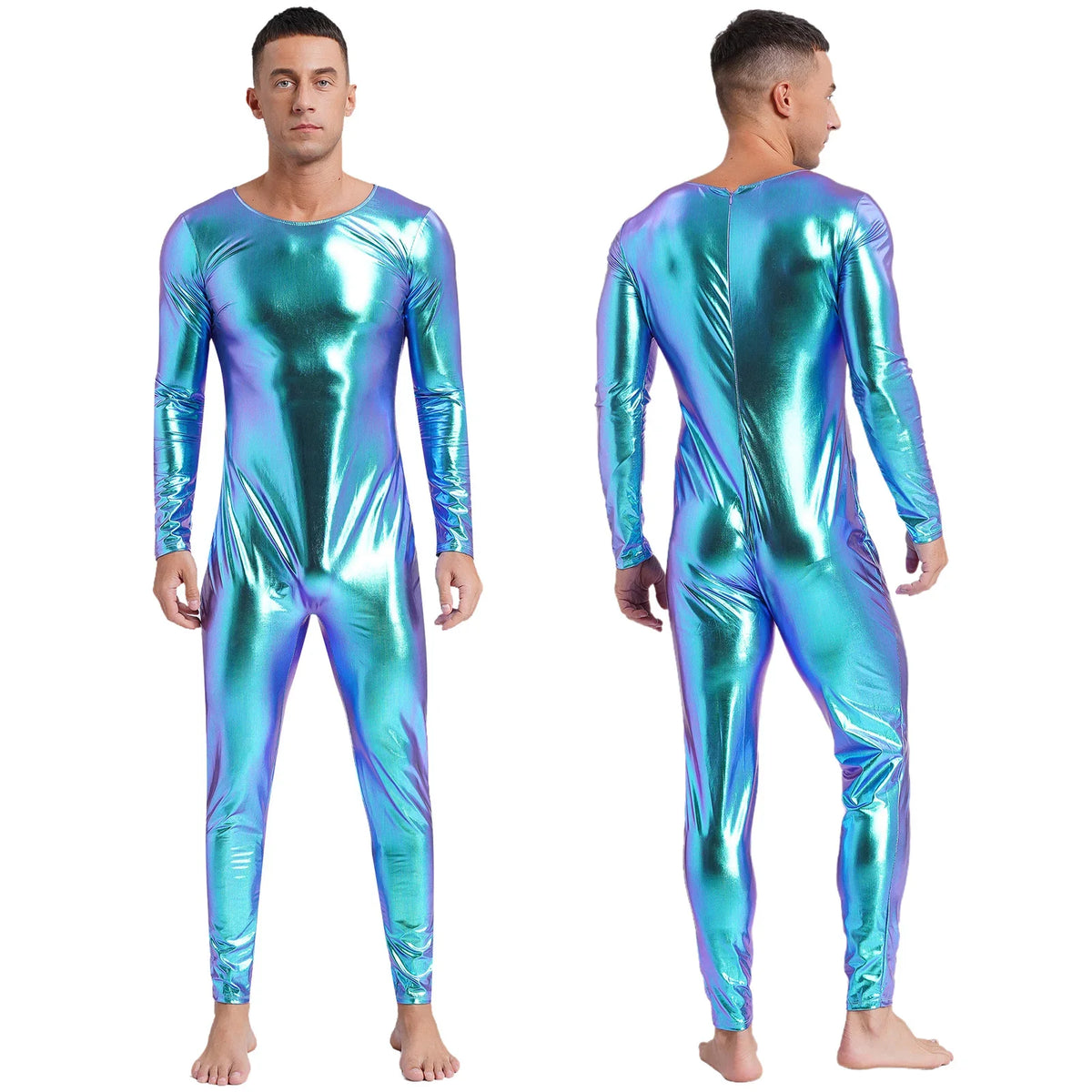 Galactic Vogue Metallic Bodysuit