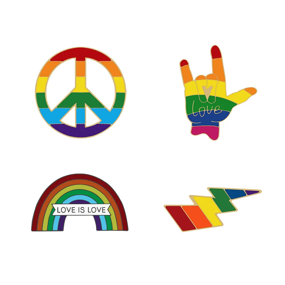 Radical Queer Love Enamel Pins Collection