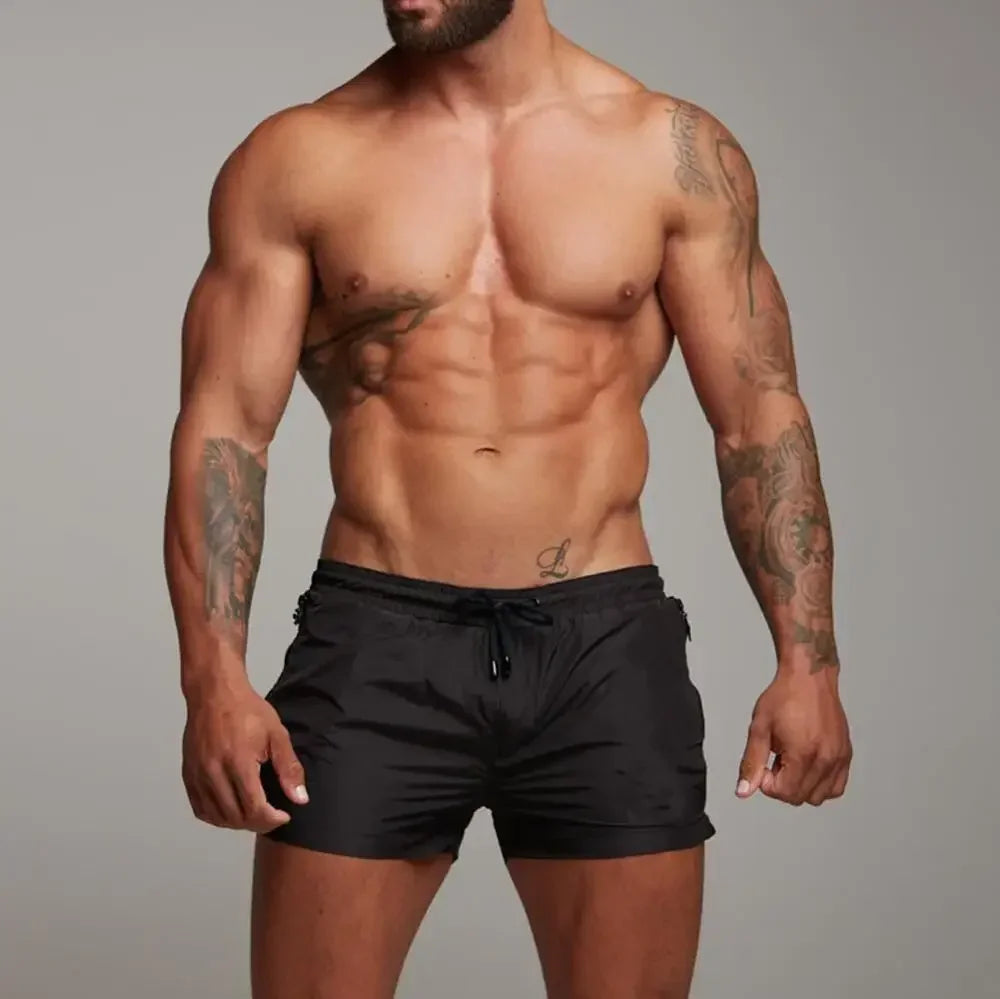 Mens Shorts With Zip Pockets