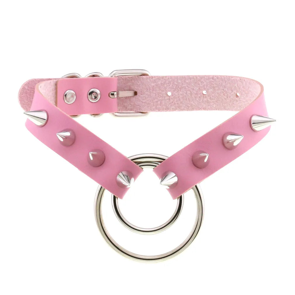 Femme Pink Punk Chokers