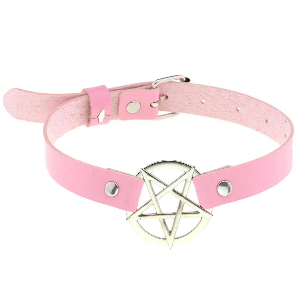 Femme Pink Punk Chokers