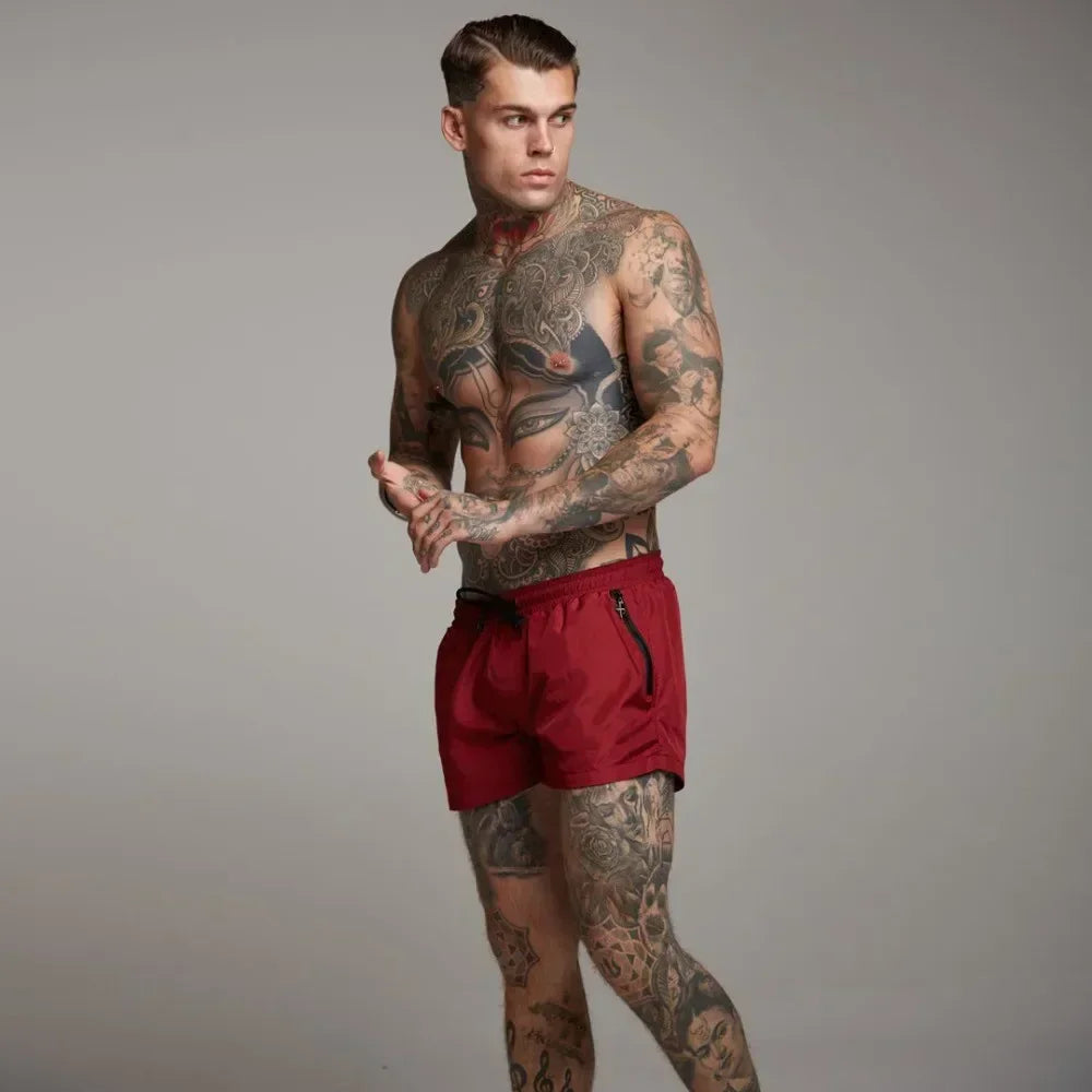 Mens Shorts With Zip Pockets