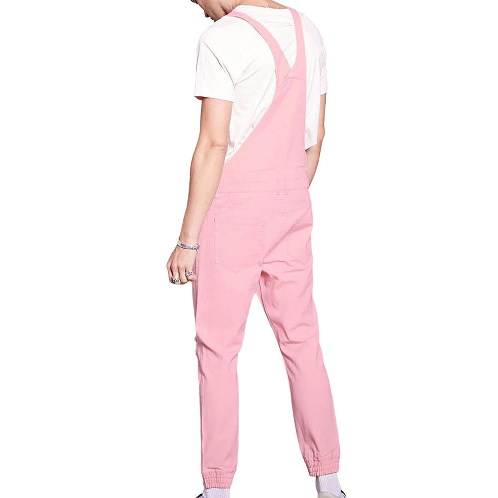Pink Mens Overalls
