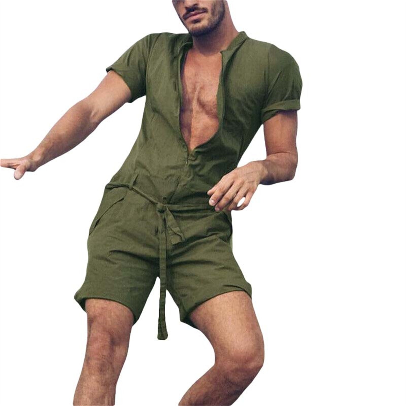 V Neck Short Sleeve Casual Romper