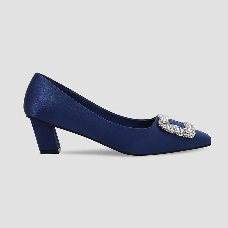 First Class Purser Rhinestone Pumps