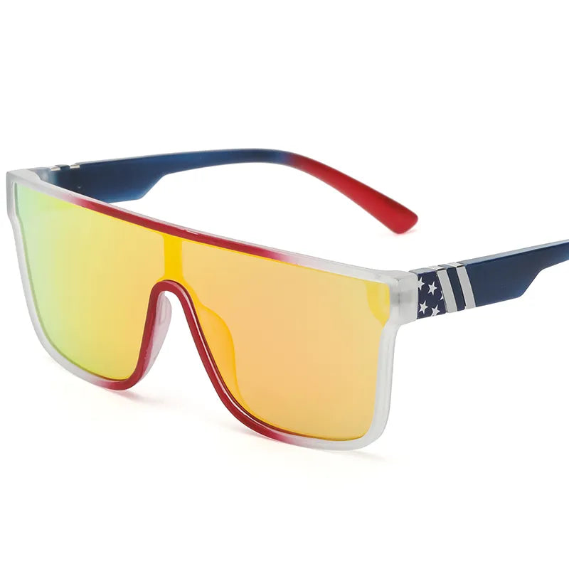 Rave-Ready Oversized Frame Sunglasses