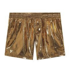 Metallic Sleek Pocket Shorts
