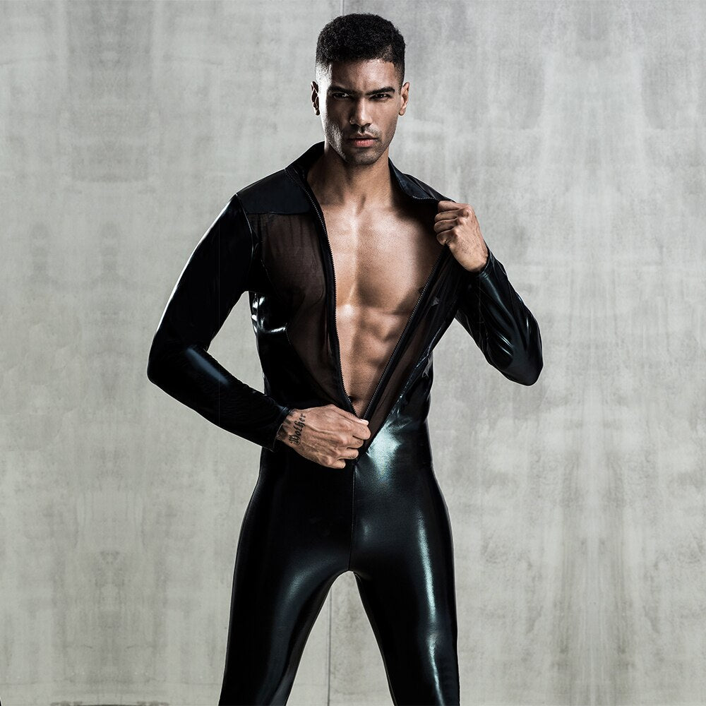 Sexy Mesh Bodysuit Clubwear