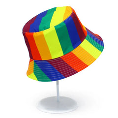 Rainbow Pride Striped Fisherman Hats